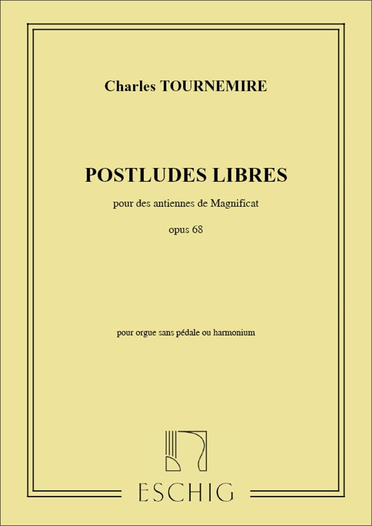 Postludes Libres, Pour Des Antiennes De Magnificat